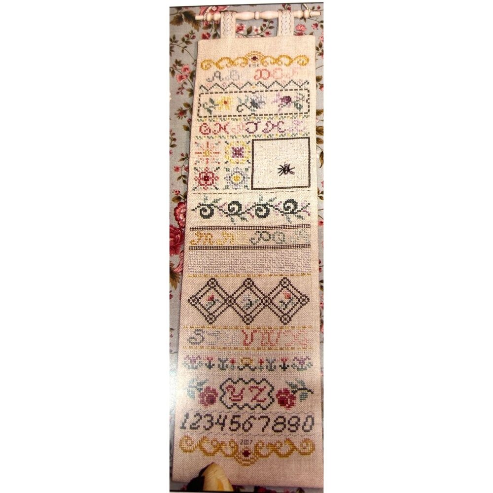 Victorian Good Luck Sampler Cross-Stitch Pattern Designed By Karen Kluba